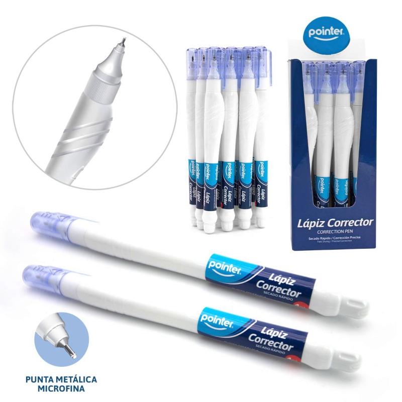 CORRECTOR LIQUIDO TIPO LAPIZ - 4ML UNIDAD