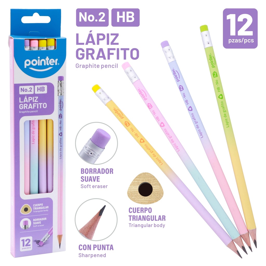 LAPIZ HB 12 PIEZAS CAJA