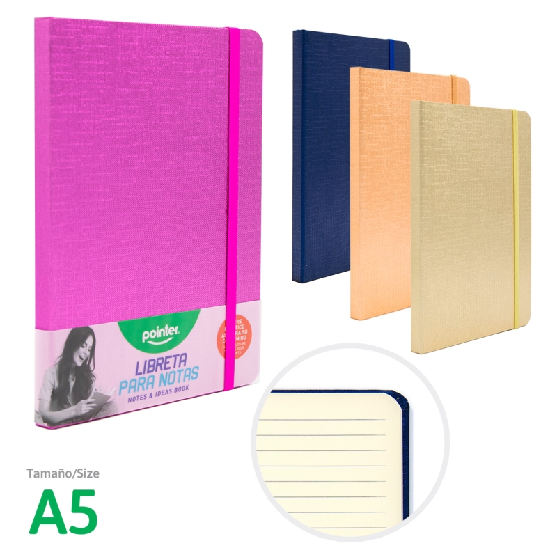 LIBRETA DE APUNTES A5 x100 HOJAS AMARILLAS