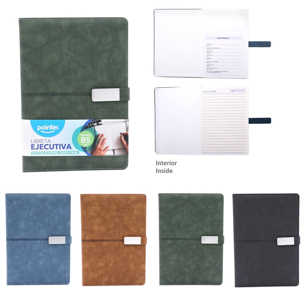 LIBRETA DE APUNTES B5 96 HOJAS