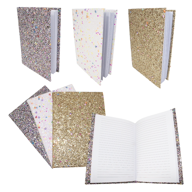 LIBRETA DE APUNTES ESCARCHADA A5 - x100 HOJAS BLANCAS