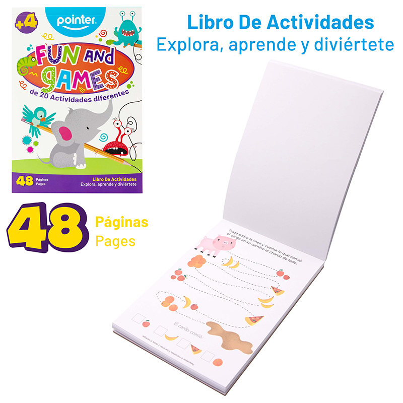 LIBRO DE ACTIVIDADES "FUN AND GAMES" - 48 PAG