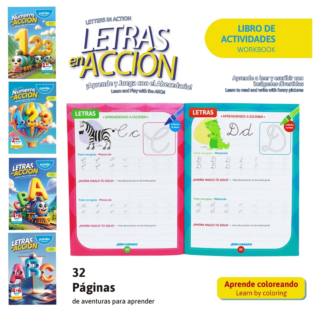 LIBRO DE ACTIVIDADES AVENTURAS EN EL JARDÍN - 32 PÁGINAS