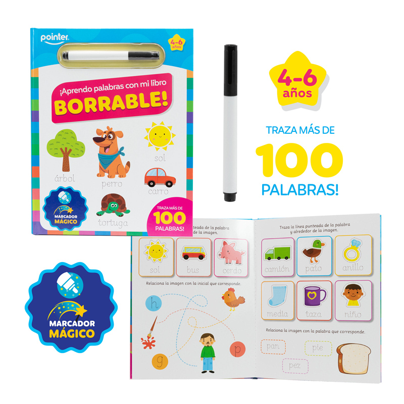LIBRO INFANTIL BORRABLE
