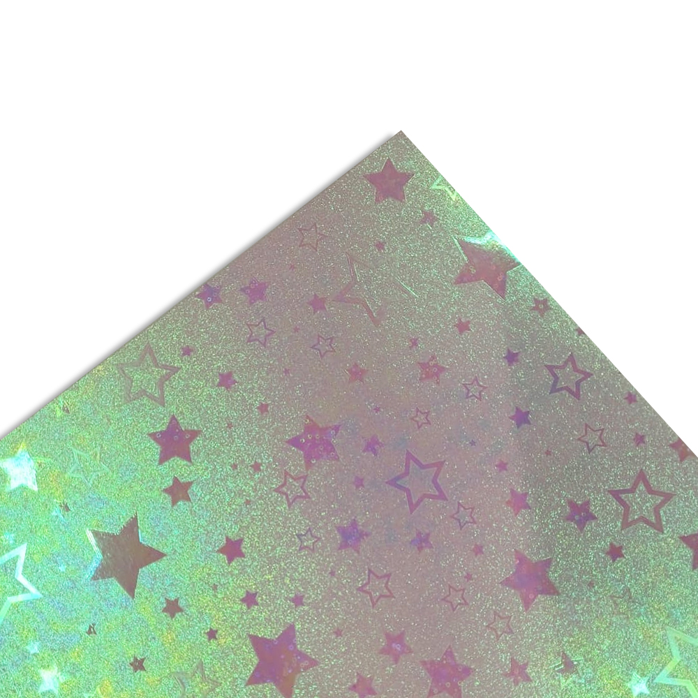 CARTULINA IRIDISCENTE ESTRELLAS