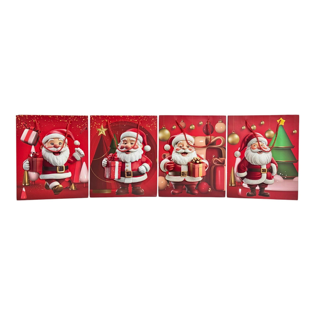 BOLSA DE REGALO MEDIANA NAVIDAD 26x32x10cm 26x32x10