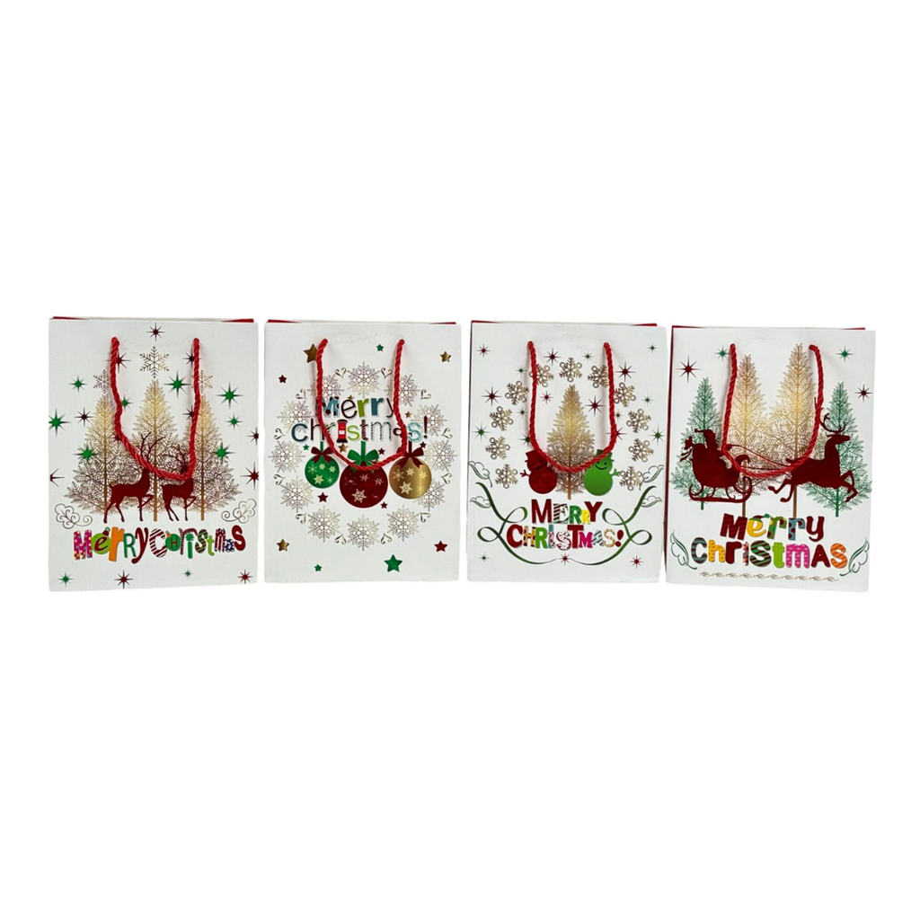 BOLSA DE REGALO PEQUENA NAVIDAD 18x24x8.5cm 18x24x8.5
