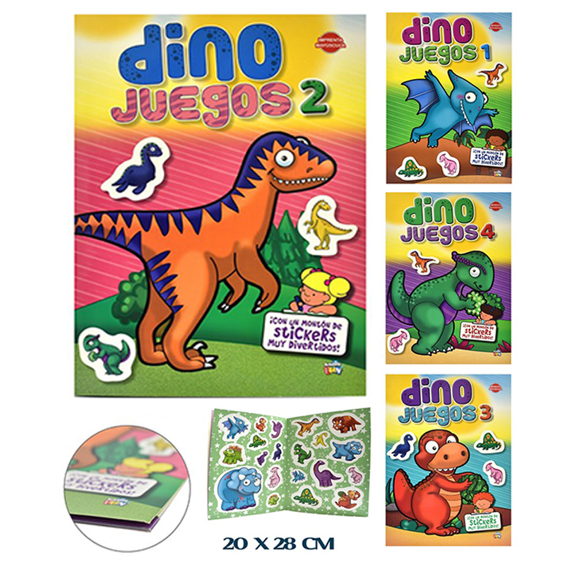 LIBROS DIDACTICO - DINO JUEGOS -10PG