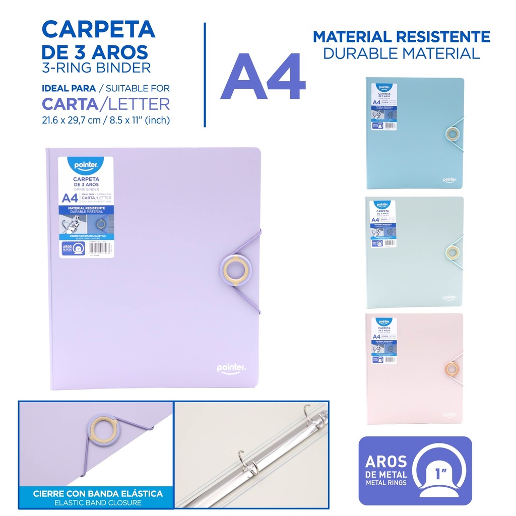 CARPETA PLASTICA PORTADOCUMETOS 