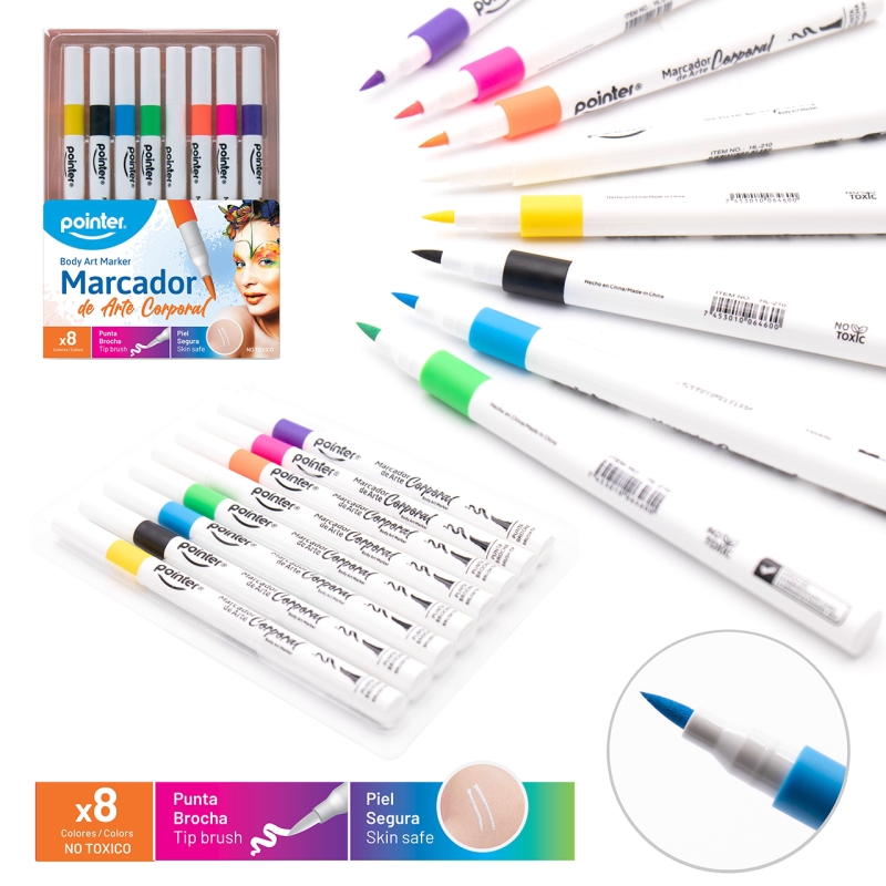 MARCADOR DE ARTE CORPORAL