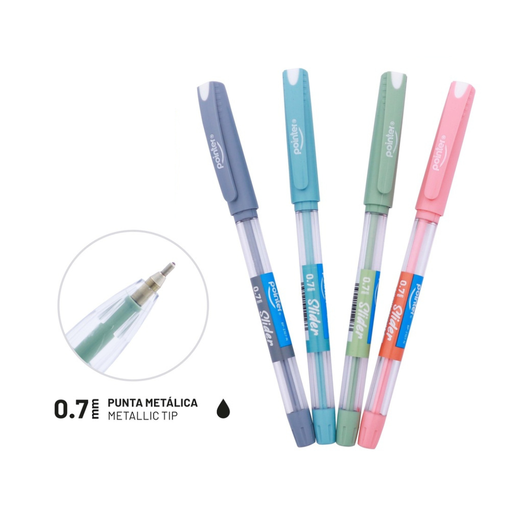 BOLIGRAFO SLIDER - TINTA NEGRA 0.7MM UNIDAD