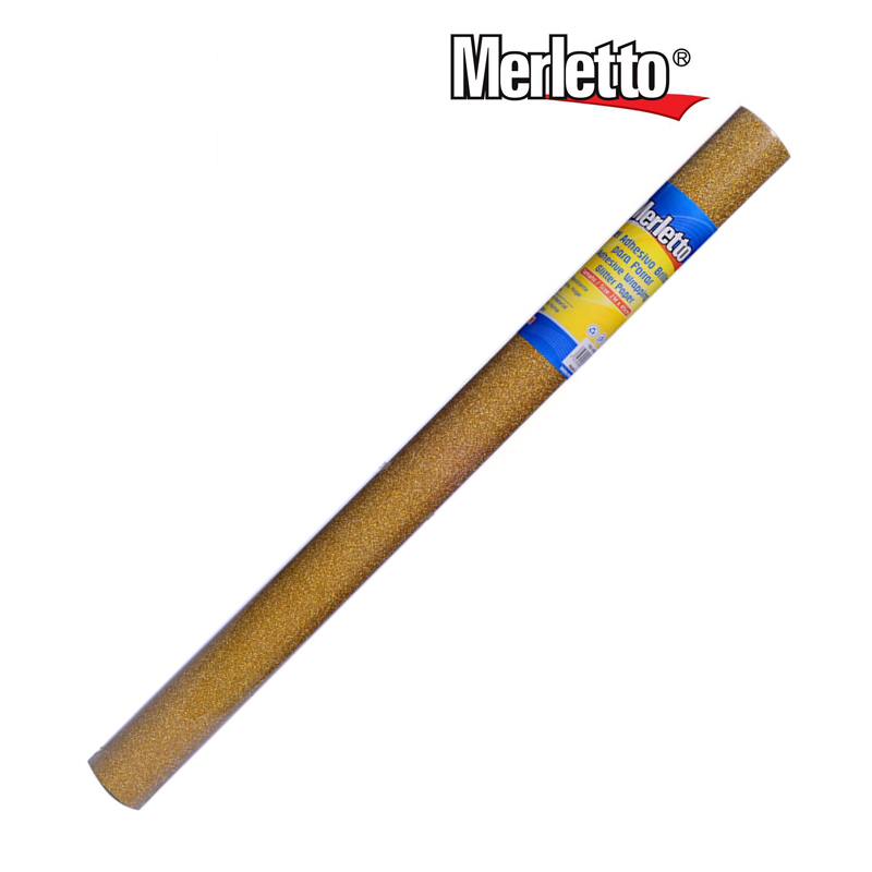 PAPEL CONTAC  DORADO BRILLANTE - 2Mx45CM