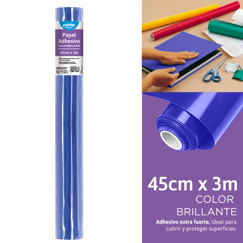 PAPEL CONTAC AZUL