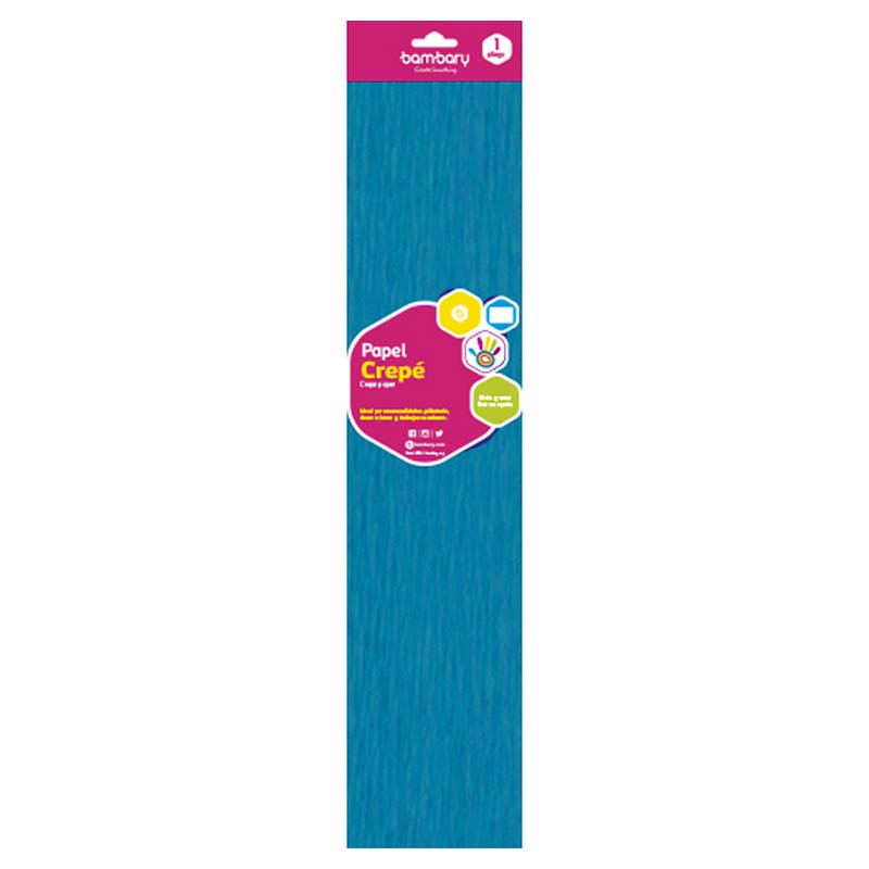 PAPEL CREPE AZUL