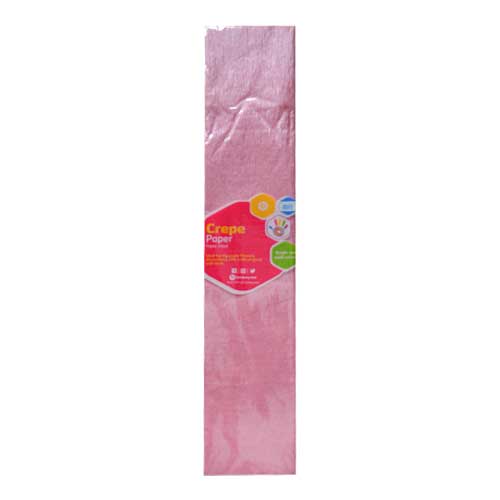 PAPEL CREPE ROSADO PERLADO - 50CM x 2M
