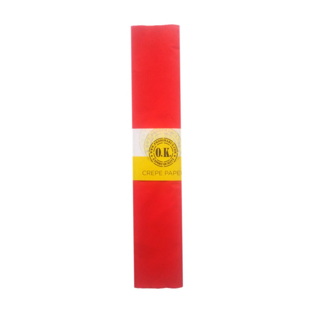 PAPEL CREPE - ROJO BANDERA 50x200CM