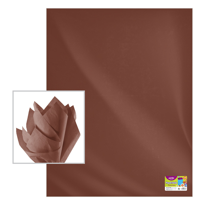 PAPEL SEDA MARRON - 50x70CM