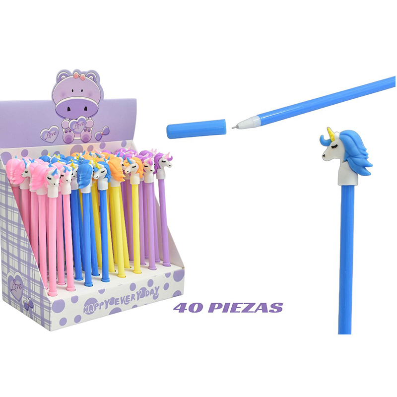 BOLIGRAFO DE GEL (UNICORNIO) UNIDAD