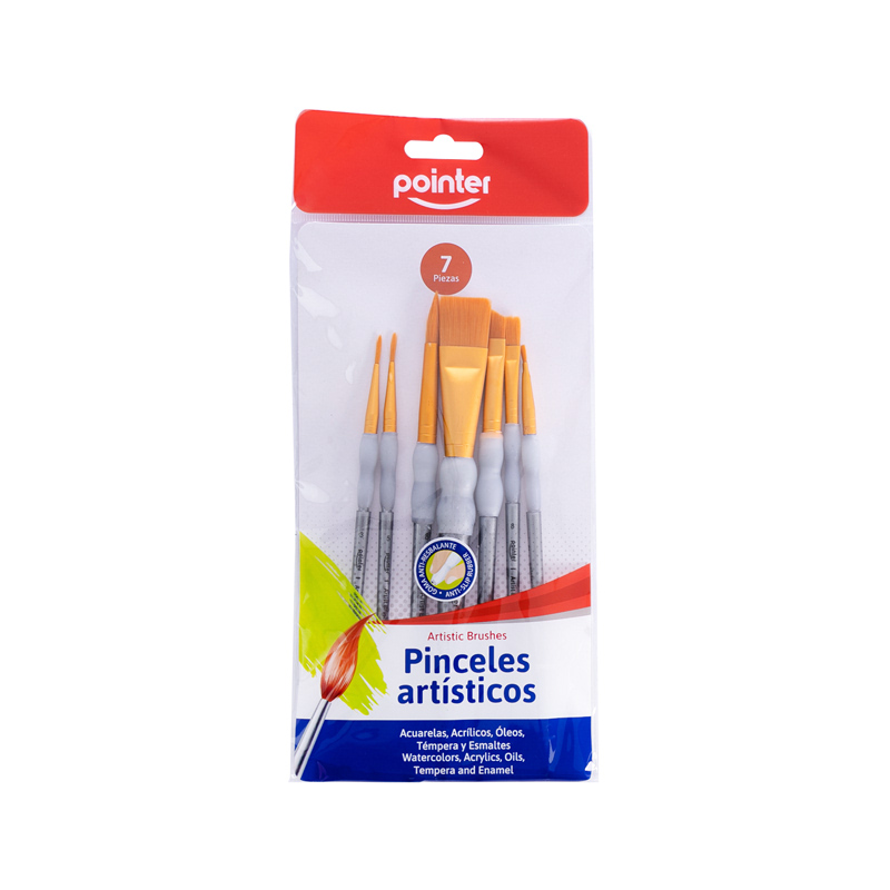 PINCELES ARTISTICOS x7PZAS
