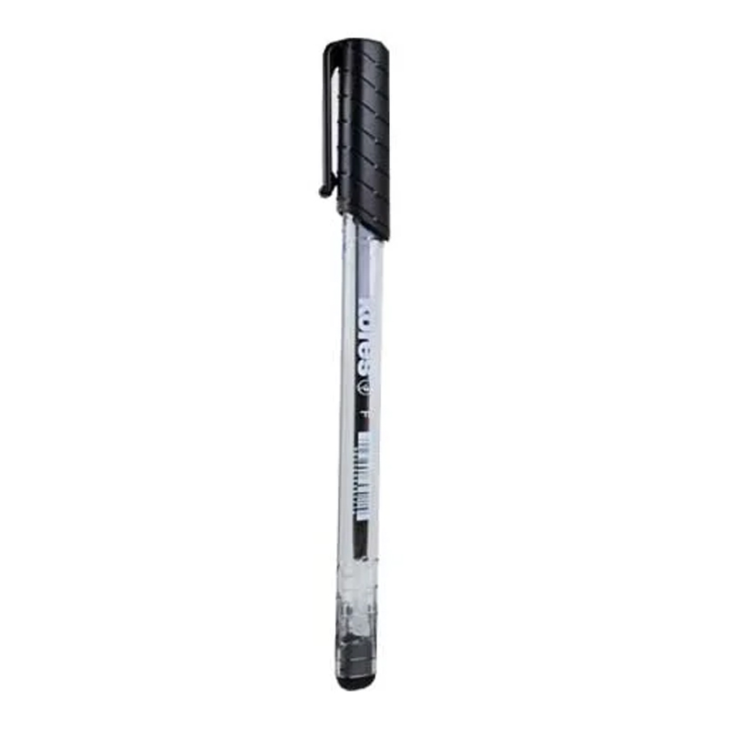 BOLIGRAFO TRANSPARENTE K1-F NEGRO