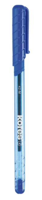 BOLIGRAFO TRANSPARENTE K2-M AZUL