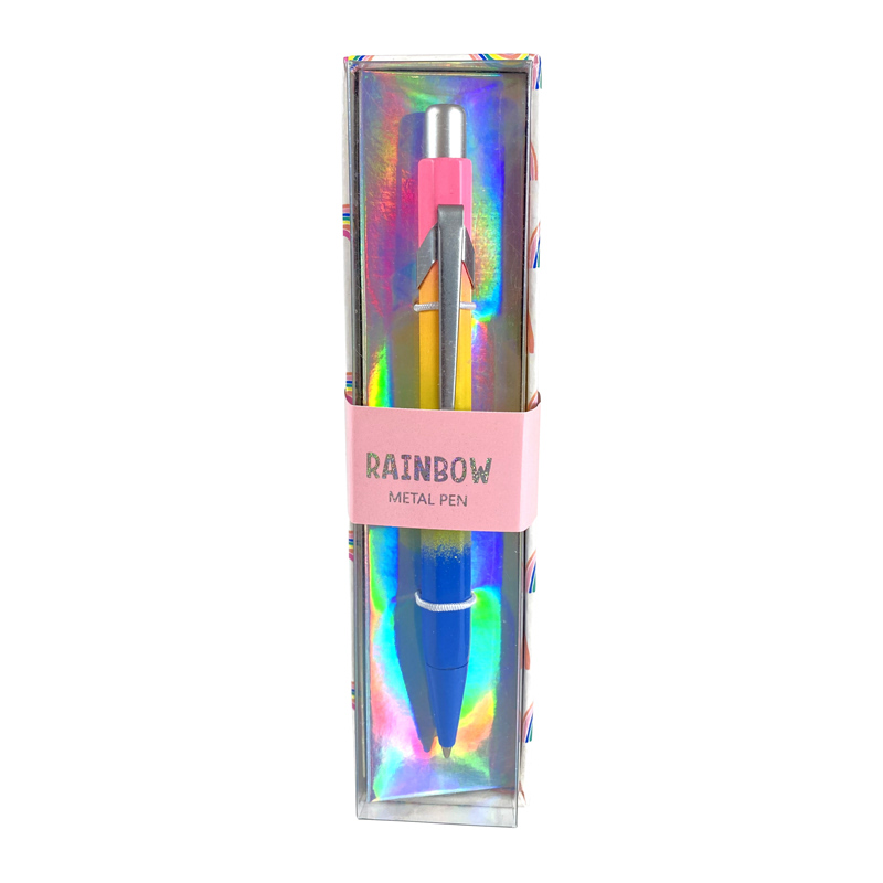 BOLIGRAFO METALICO ARCOIRIS