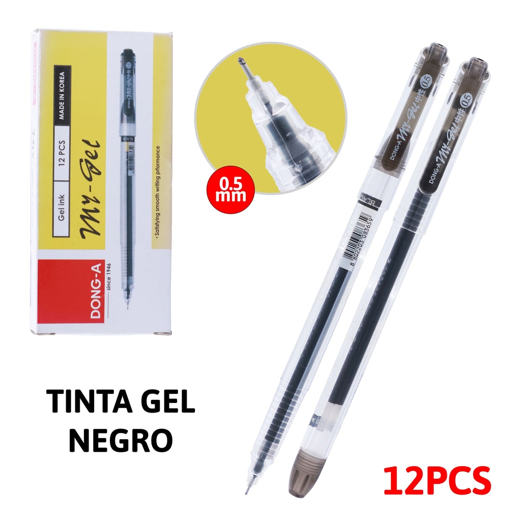 BOLIGRAFO MY-GEL (NEGRO) X1