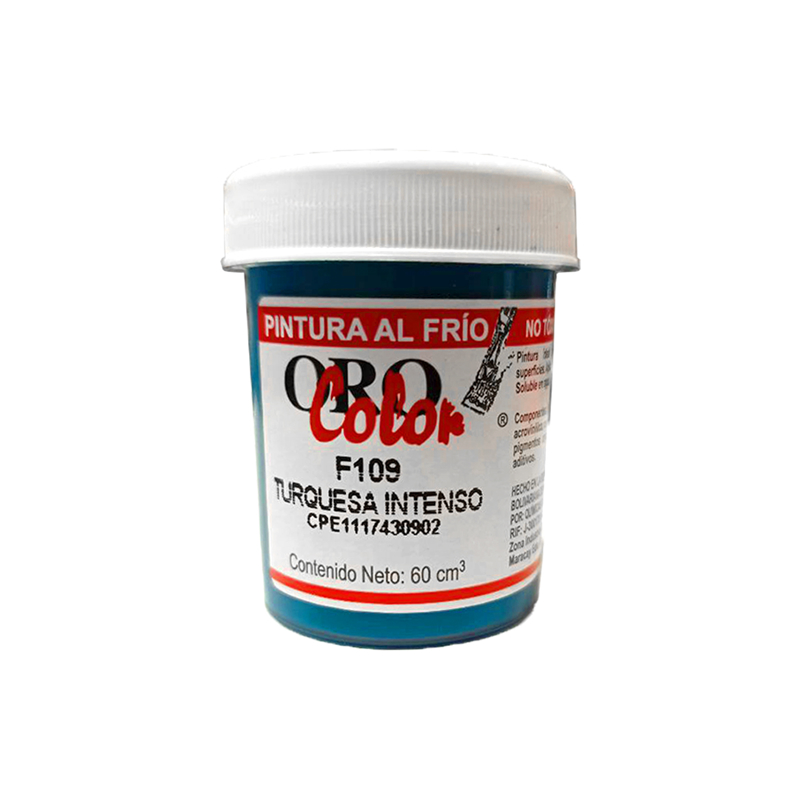 PINTURA AL FRIO TURQUESA INTENSO 60ML