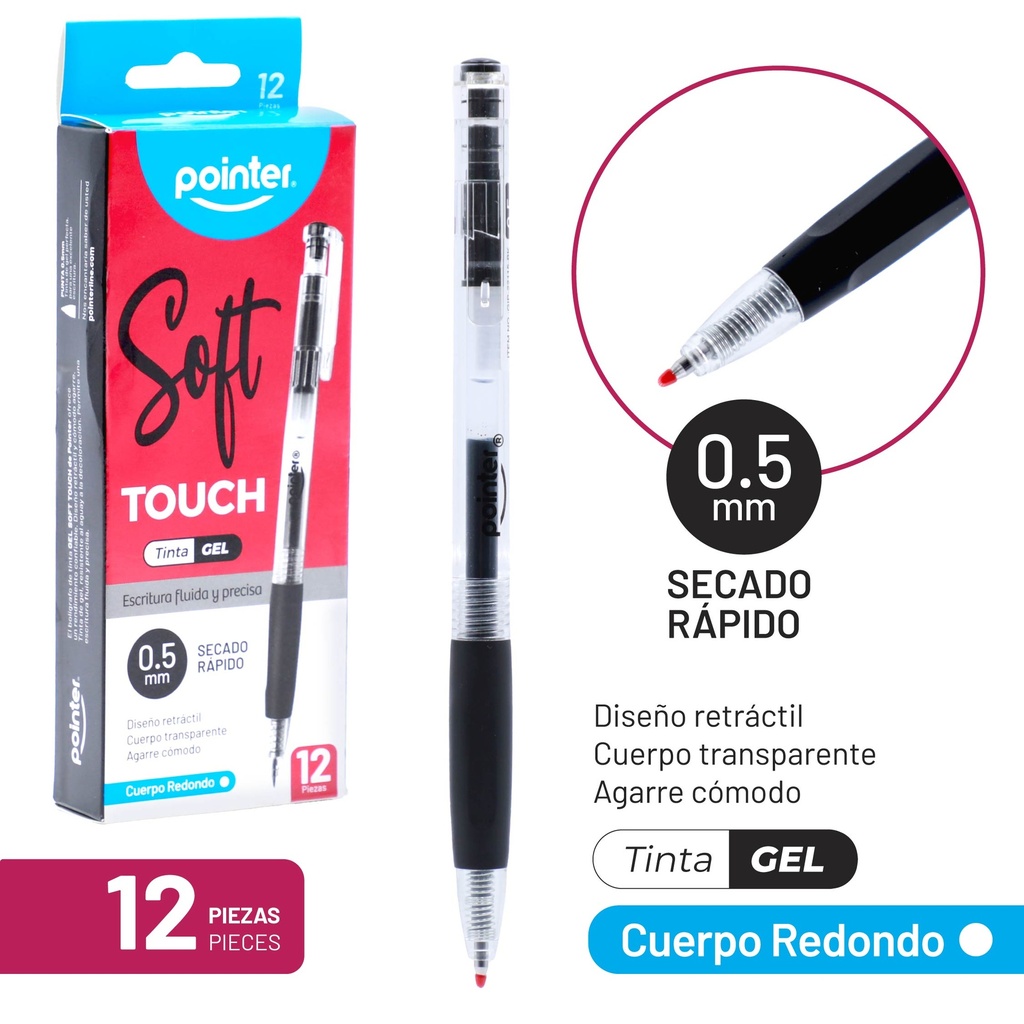 BOLIGRAFO TINTA GEL 0.5 MM UNIDAD