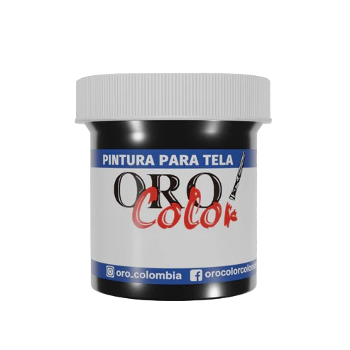 PINTURA DE TELA NEGRA 30ML