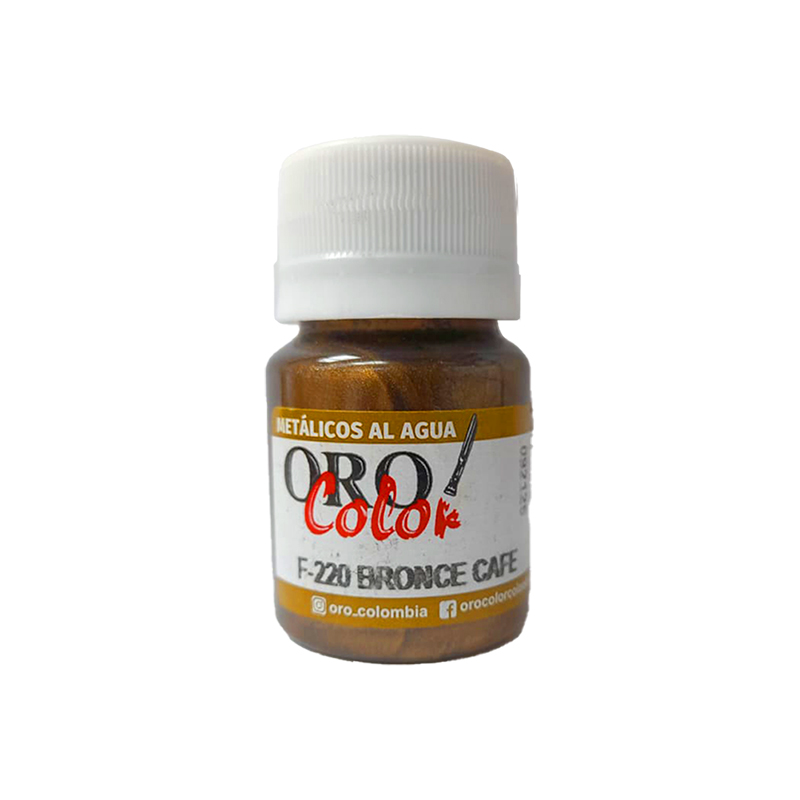 PINTURA METALICO PREMIUM BRONCE CAFE 30ML
