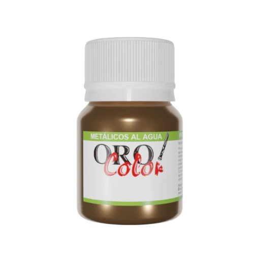 PINTURA METALICOS AL AGUA ORO QUEMADO 30ML