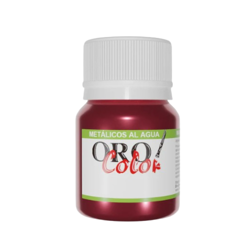 PINTURA METALICOS AL AGUA ROJO METALICO 22ML