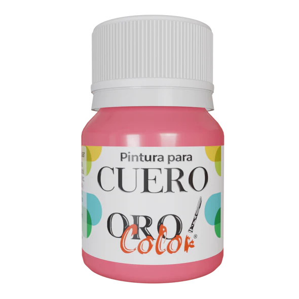 PINTURA PARA CUERO ROSADO 30ML