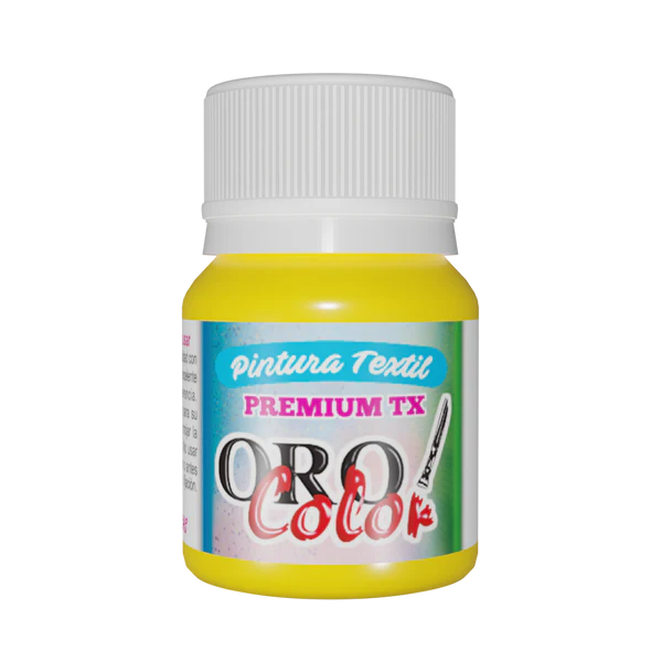 PINTURA TEXTIL PREMIUM AMARILLO CANARIO 30ML