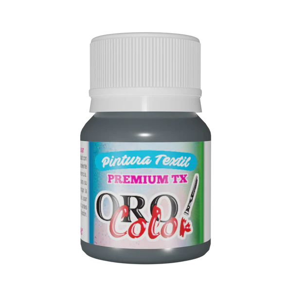PINTURA TEXTIL PREMIUM GRIS ELEFANTE 30ML