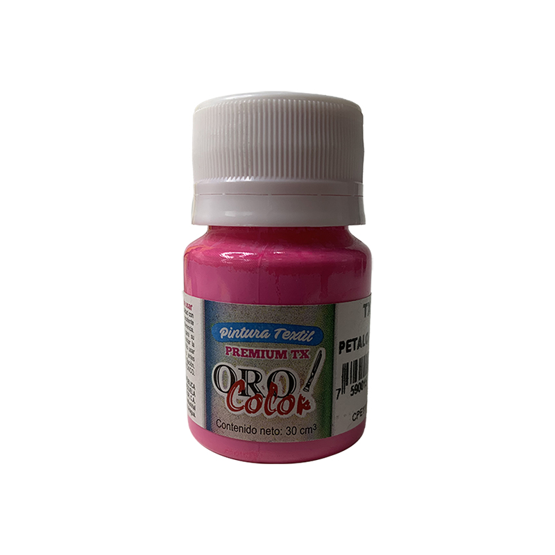 PINTURA TEXTIL PREMIUM PETALO DE ROSA 30ML