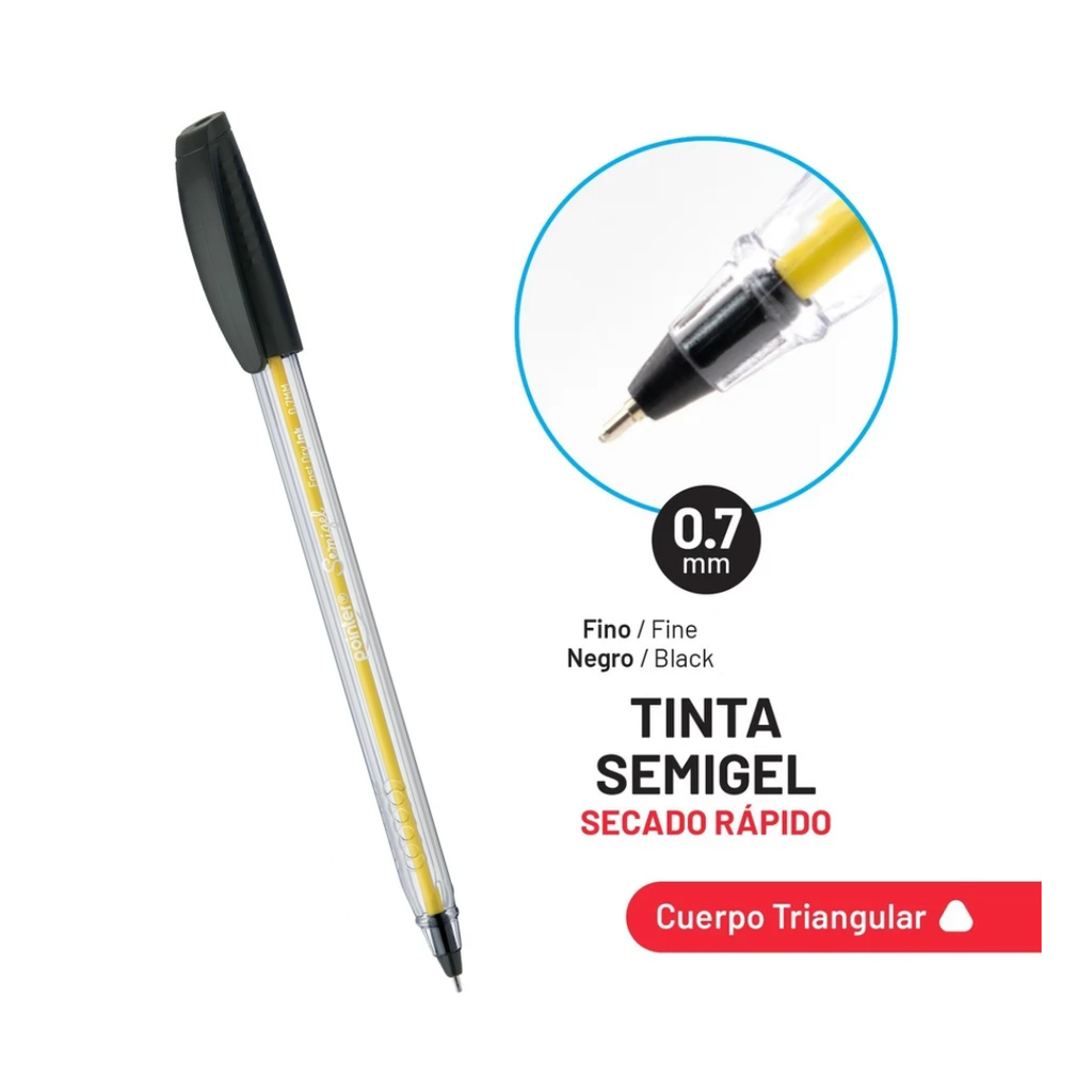 BOLIGRAFOS TINTA SEMIGEL UNIDAD