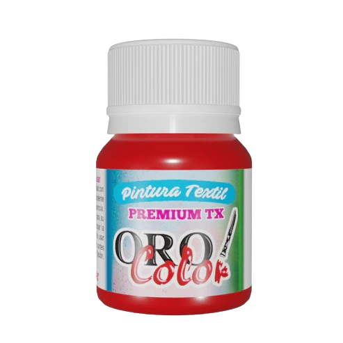 PINTURA TEXTIL PREMIUM ROJO CARMIN 30ML