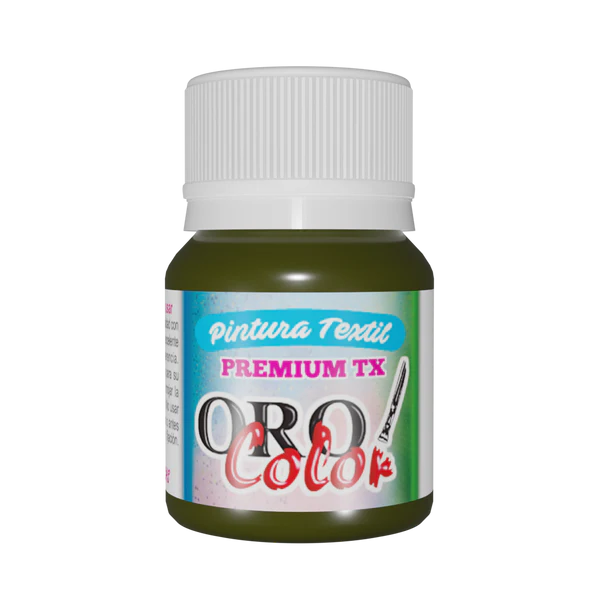 PINTURA TEXTIL PREMIUM VERDE MILITAR 30ML