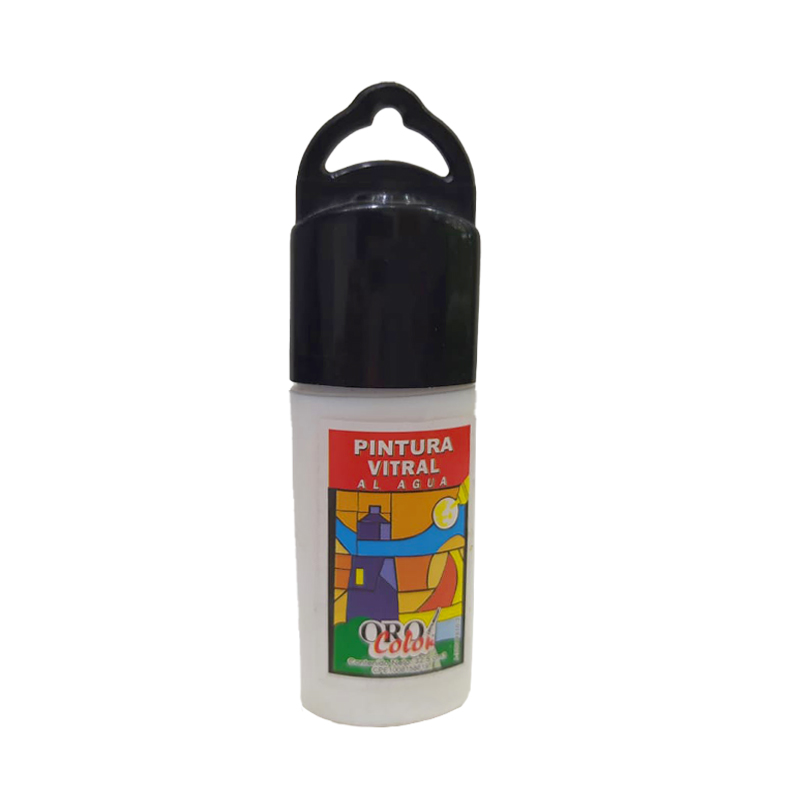 PINTURA VITRAL AL AGUA BLANCO