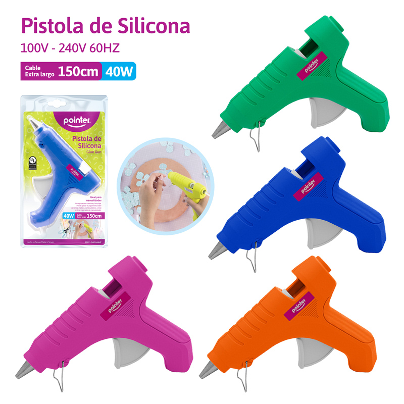 PISTOLA DE SILICONA 40w