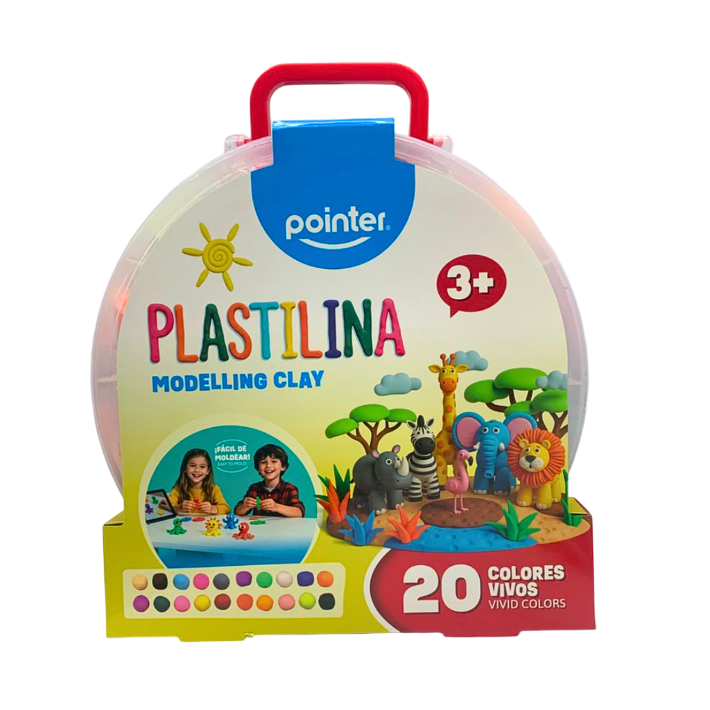 PLASTILINA 20 COLORES 40G