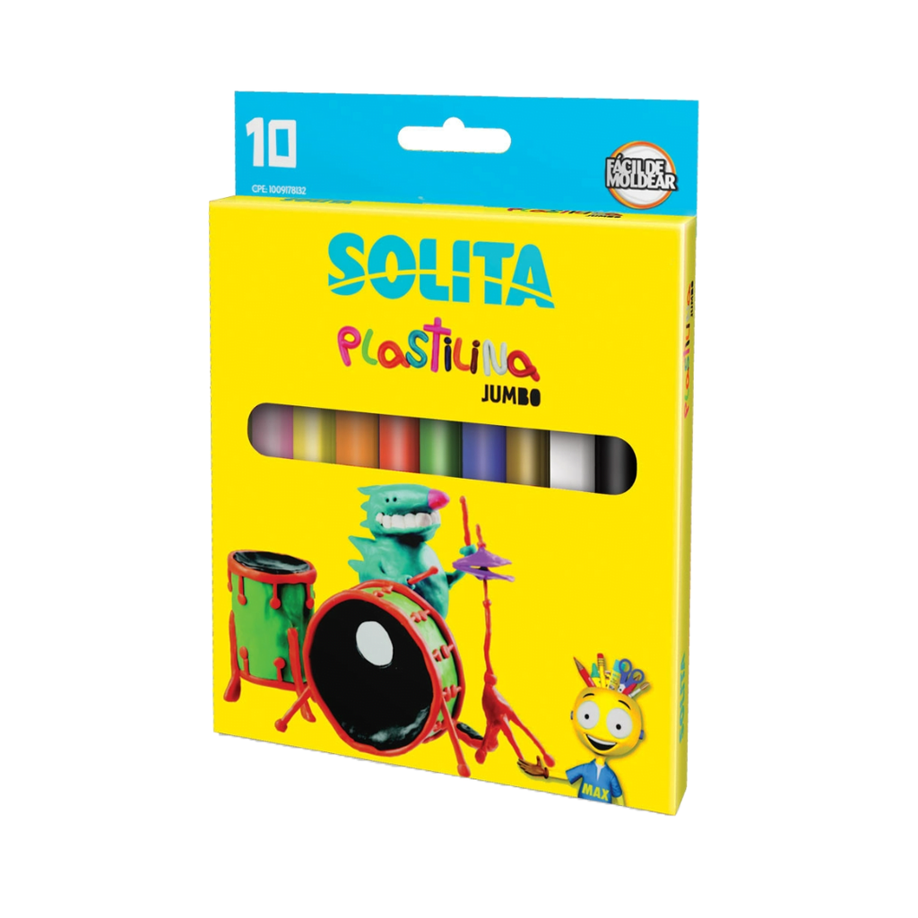 PLASTILINA JUMBO X10