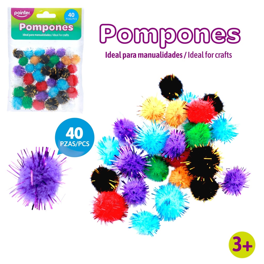 POMPONES PARA MANUALIDADES