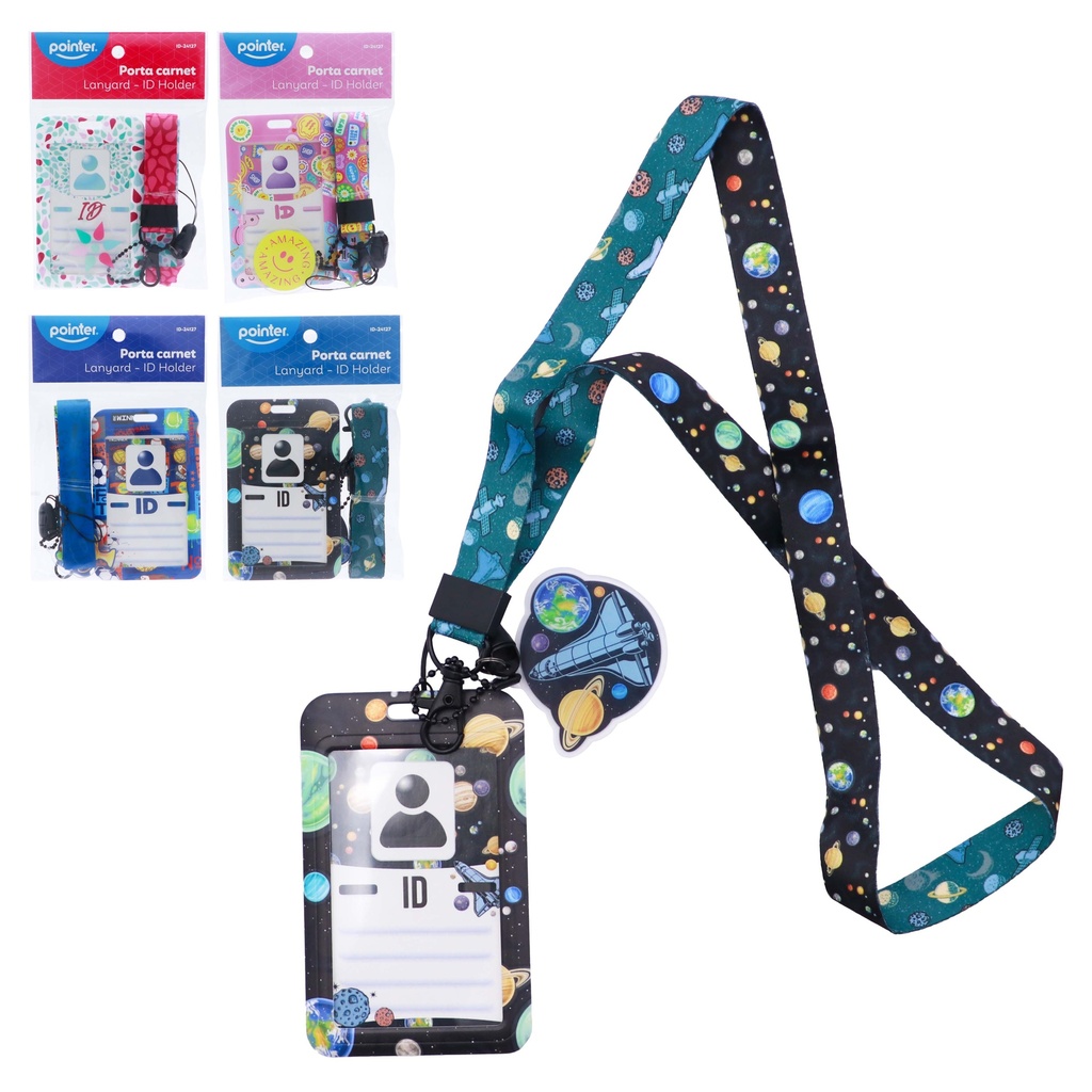 PORTA CARNET CON CINTA COLGANTE