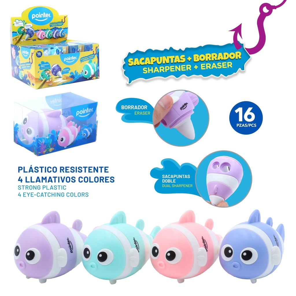 SACAPUNTAS CON BORRADOR