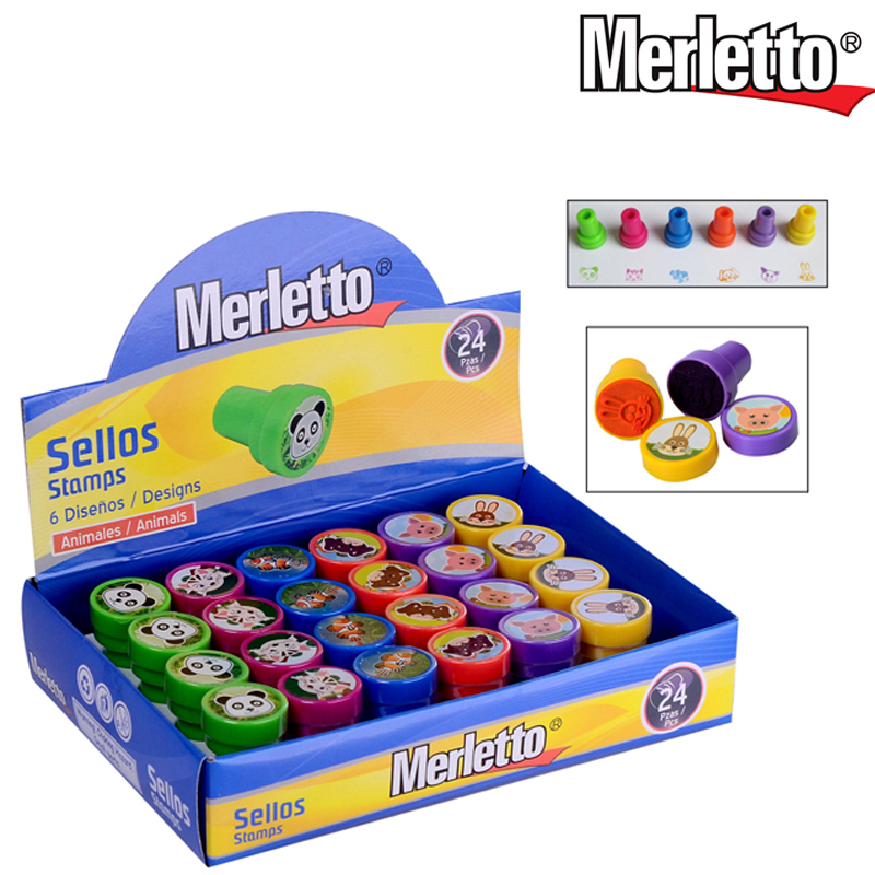 SELLOS ANIMALES 24PZ
