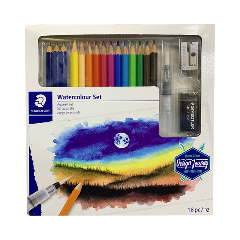 SET DE ACUARELA MIXTA X18