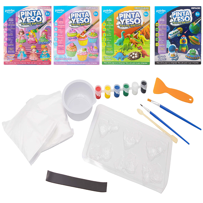SET DE ARTE PINTA CON YESO